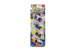 Multi Colourful Pullback Racing High Speed Car - 4-Piece
