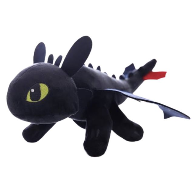 How To Train Your Dragon Toothless Dragon Plush Night Fury Stuffed Soft