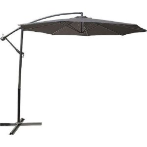 Seagull Cantilever Umbrella Aluminium Pole Light Grey 3m