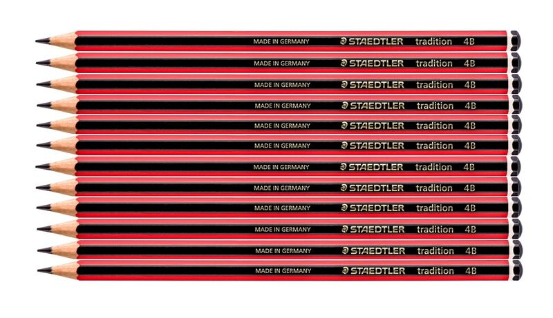 STAEDTLER Tradition 4B - 110 Pencil Box of 12
