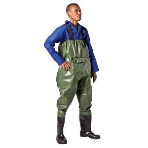 Fishing Wader with Braces, Buckles and Boots
