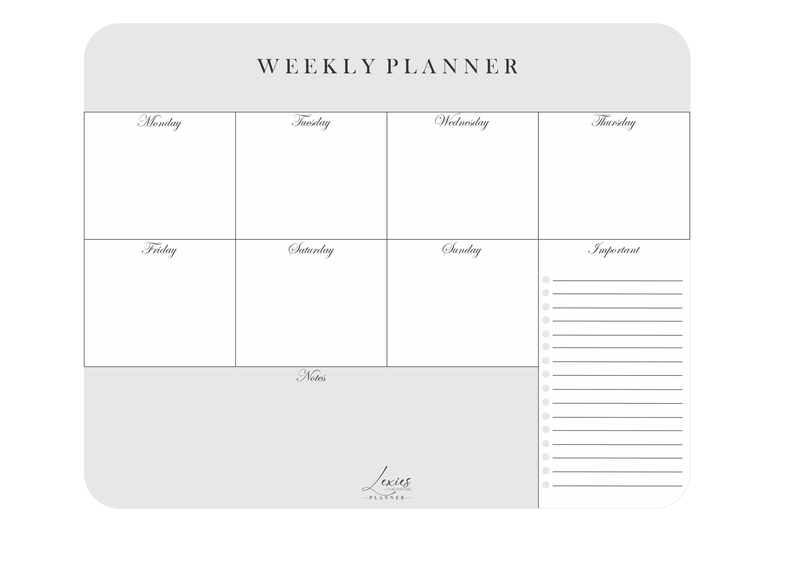 Grey Deskpad Mousepad