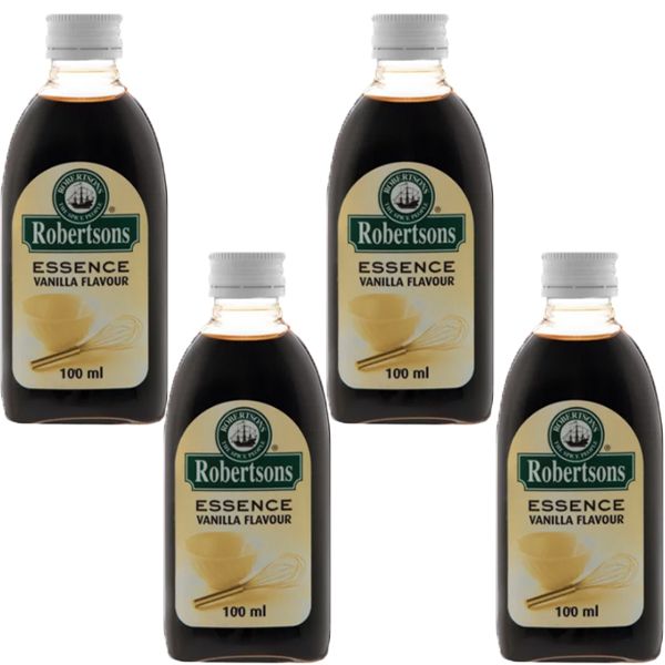 Robertsons Vanilla Essence - 4 x 100ml