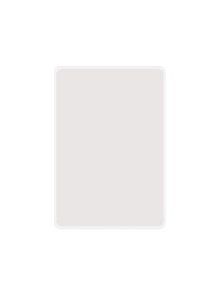 Cater Basix nylon cutting board white 500x380x13mm