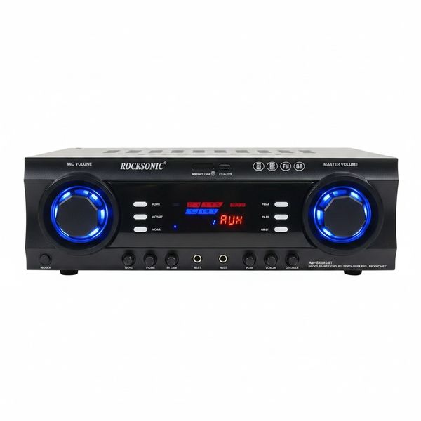 Rocksonic Professional Hi-Fi Power Amplifier AV-6301BT