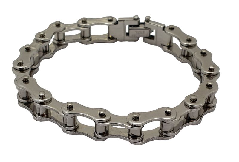 Fabulae Men's Bicycle Chain Bracelet, Jose