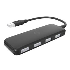 HP DHC-CT110C 4-in-1 USB 2.0 Portable Adapter - Black