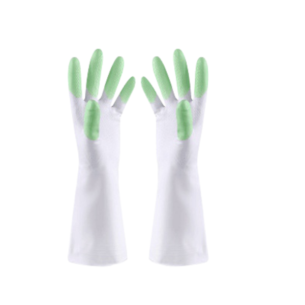 Dishwashing gloves household latex waterproof rubber leather kitchen gloves