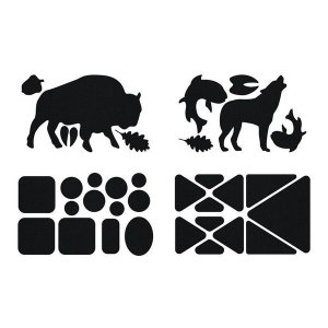 Gear Aid Tenacious Tape Gear Patches - Fun Peel and Stick Wildlife Patches