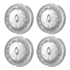 4Pcs Shaver Head Blade for HQ3 HQ30/HQ32/HQ36/HQ300, Silver