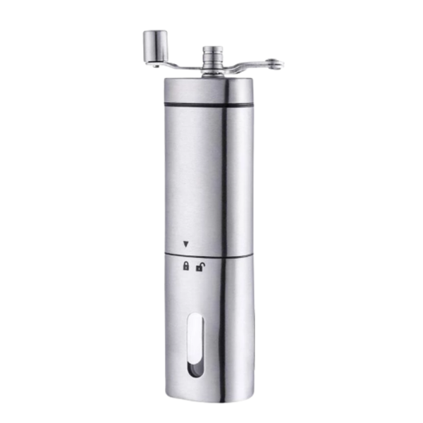 Manual Coffee Grinder -Stainless Steel with Silent Grinding Mechanism