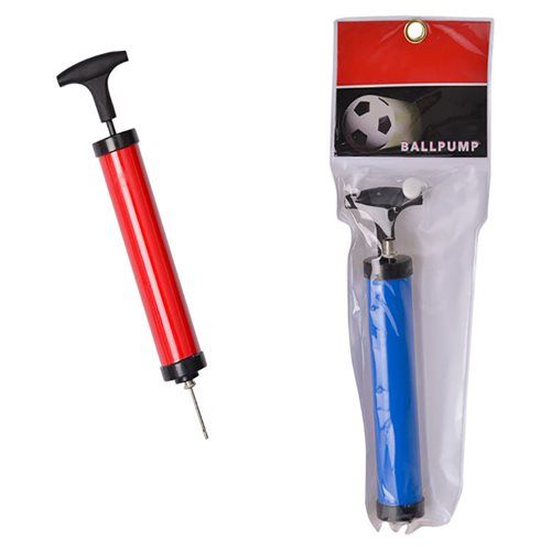 Bulk Pack 6 X Plastic Ball Pump with Valve and Needle - 22cm
