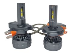 H4 200W, 20000LM, 6000K Ultra-Bright Performance LED Headlight Bulbs