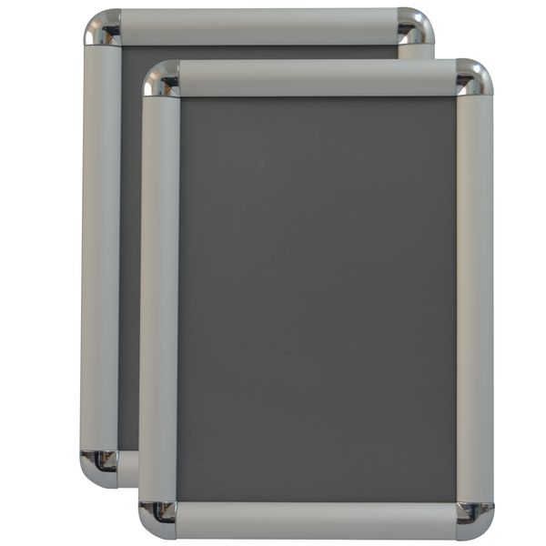 Set of 2 Easy load A4 Aluminium Poster frames