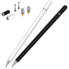 2 Stylus Pen Tablet Writing Painting Capacitive Stylus Magnetic Disc Stylus