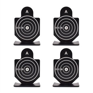 4 Pieces Ipsc Competitive Sports Mini Alloy Human Shape Targets