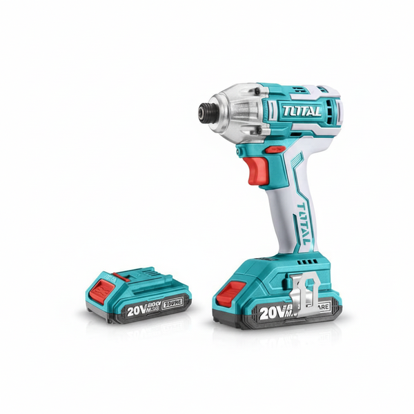 Total 1/4" Lithium-Ion Impact Driver 170Nm with Battery Charger