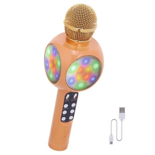 Wireless Bluetooth Karaoke Microphone for kids Singing Microphone for Gift