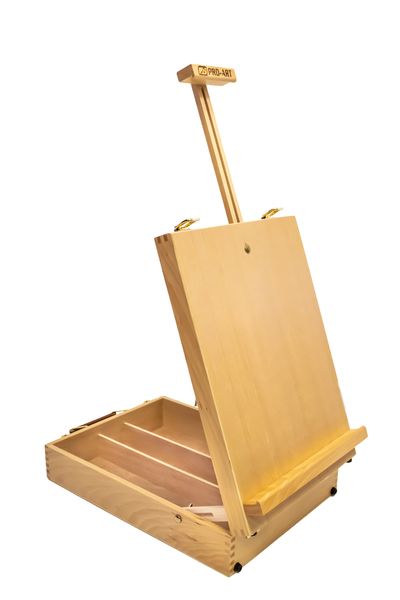 Pro-Art KB30 Beechwood Adjustable Tabletop Box Easel