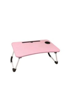 Dmart Laptop Stand Desk Fodable - Pink