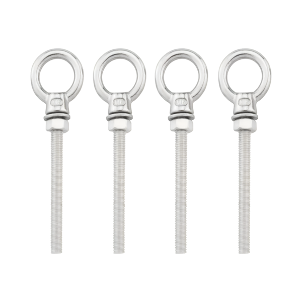 4 Pieces 316 Stainless Steel Screw Eye Bolts