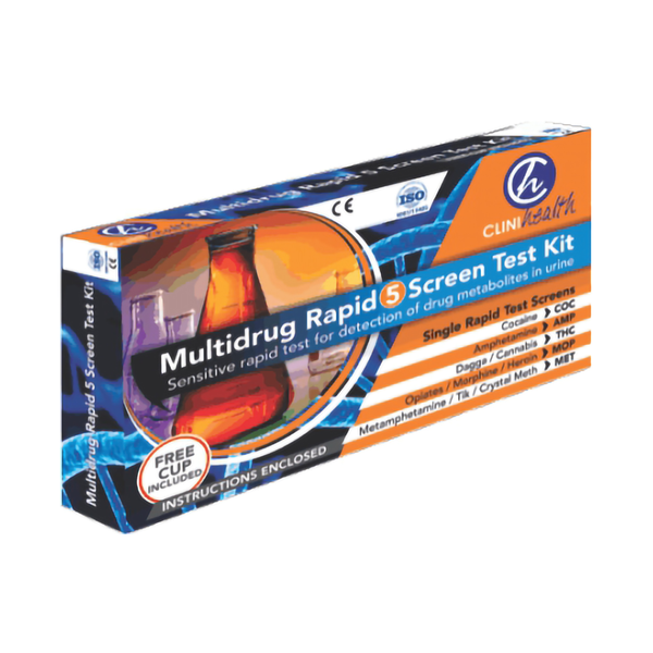 Multidrug Tests 5 Panel - 4 Pack