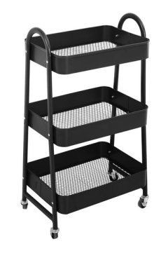 Metal Kitchen Trolley With Wheels