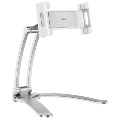 ROCK Universal Adjustable Suspensible Desktop Phone/Tablet Stand (Silver)