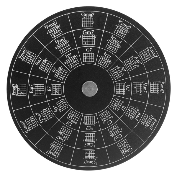 Guitar Chord Wheel Melody Tool Without Base for Learning Guitar