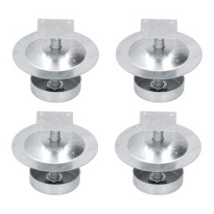 4Set Ant - Proof Hive Feet - Stainless Steel Stand