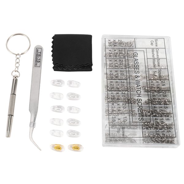 Assorted Size Screws For Watch Clock Eye Glasses Optician Watchmaker Repair