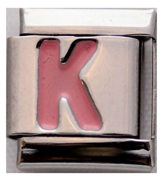 CRCS-Stainless Steel 9mm Italian Charm letter-Z Gold