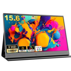 Portable Laptop Monitor 15.6" - 1080P Full HD External Display