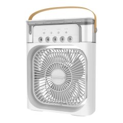 Portable 2-in-1 Cooling &amp; Humidification Fan - 3-Speed, Black