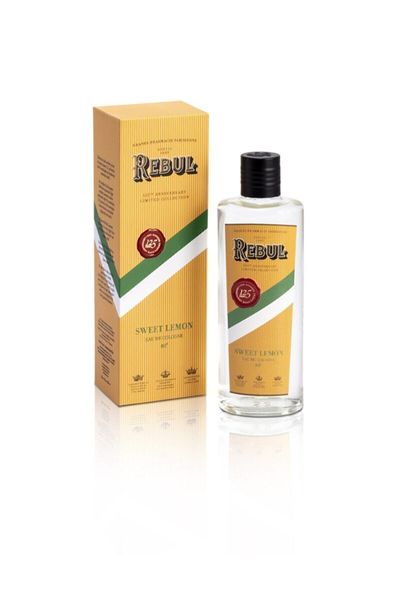 Rebul Sweet Lemon Eau de Cologne Glass Bottle - 270ml