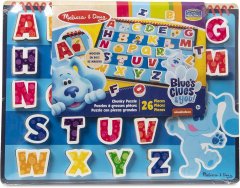 Melissa &amp; Doug Blues Clues &amp; You! Wooden Chunky Alphabet Puzzle (26 Piece)