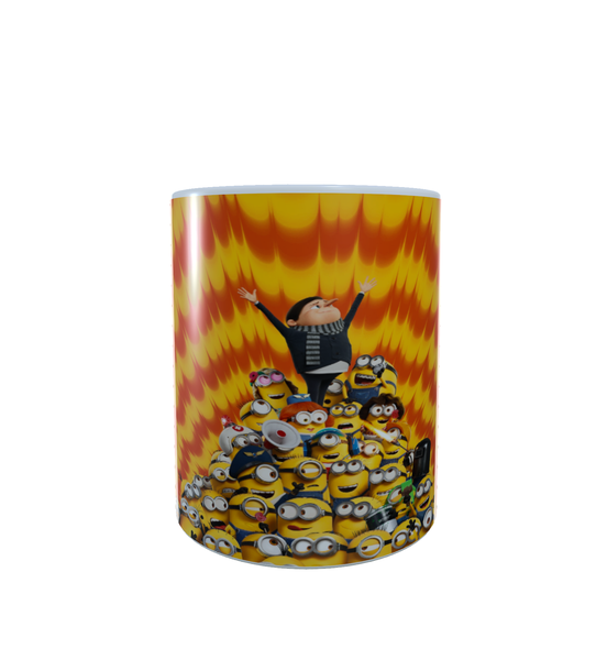 Minions and Gru B - Aesthetic - Coffee Mug