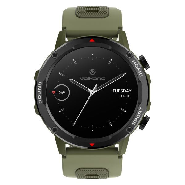 Volkano Power Series Smart Watch for Men | BT Calling | BP &amp; HR Monitor