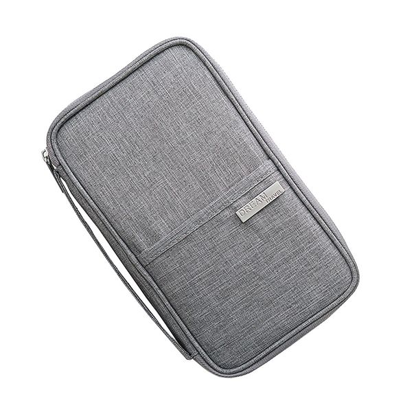 Family Travel Document Organizer Capacious Passport Holder Wallet - Navy