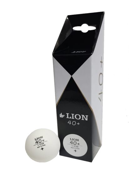 Lion - One Star Table Tennis Ball - White