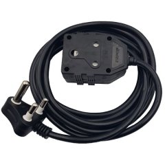 3M Heavy Duty 16A Extension Electrical Lead / Cord / Cable Black (E80A bl)