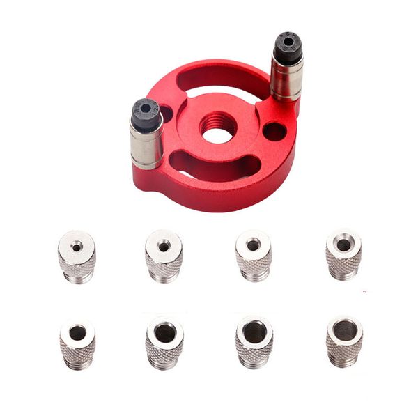 Wood Splicing Round Wood Tenon Center Drilling Locator Set