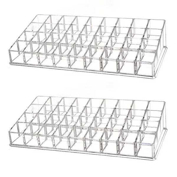 Bestby-36-Grid Storage Stand Acrylic Lipstick/Makeup Organizer (2 Pack)