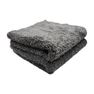 Edgeless Coral Fleece Car Detailing Cloth - Dark Grey - 2 Pack