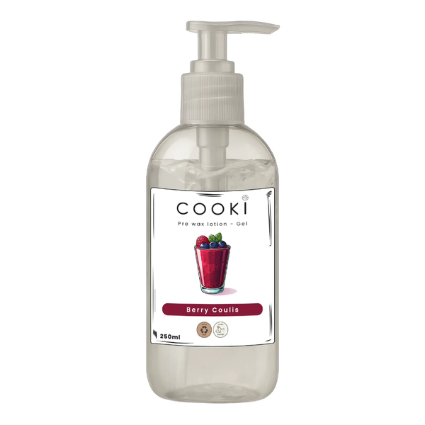 Cooki Berry Coulis Pre-Wax Lotion - Gel 250ml