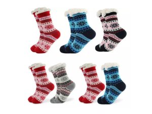 Women Assorted Winter Thick Warm Socks - 6 Pairs