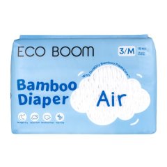 Eco Boom - Air Bamboo Baby Nappies Pack of 32 - Medium