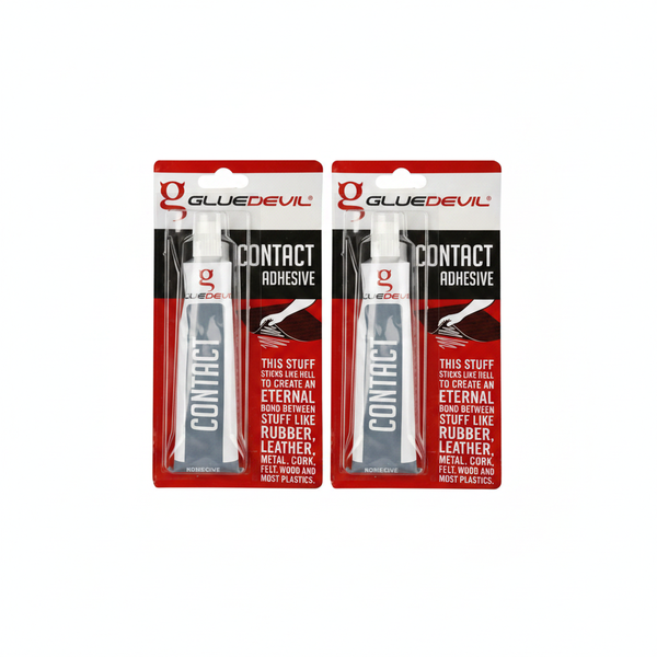 Glue Devil - Contact Adhesive 100ml - Strong Bond for Wood, Metal - 2 Pack