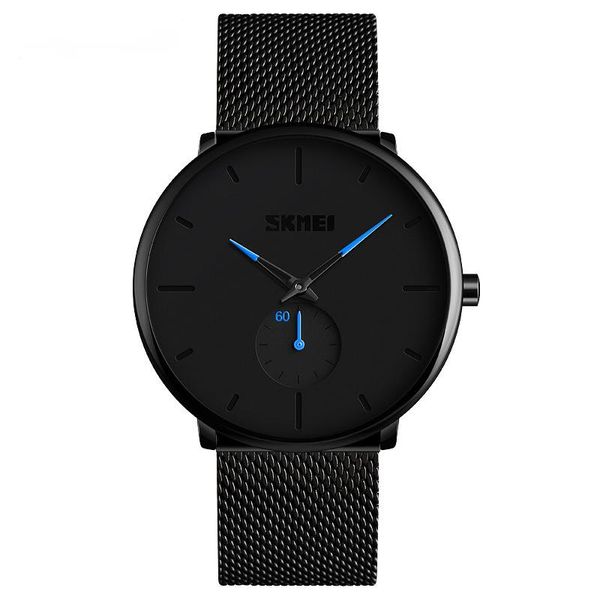 Mens Watches Minimalist Waterproof Quartz Stainless Steel Mesh Band Watch