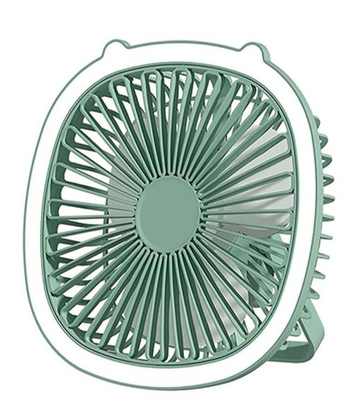 Portable Table Fan Rechargeable With LED Light